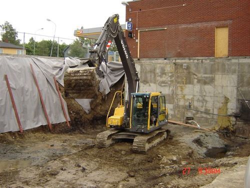 Graving av tomter 102076