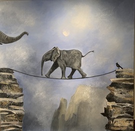 Challenge Accepted!
50x50 cm 
5000,-
Solgt.