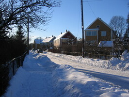 Mars 2015: Loftet med nytt, isolert gulv