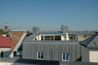 Bris vinterhage, takterrasse