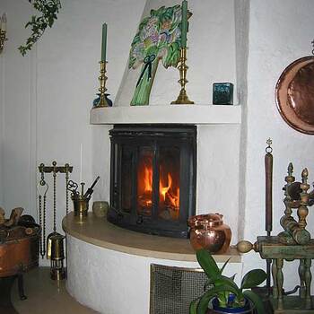 31 - Pusset buet hjørnepeis (pen kosterapp)