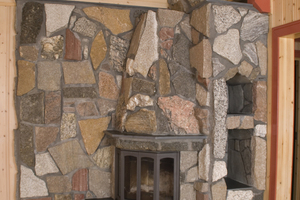 Murt peis med innsats, granitt, Digeråsen