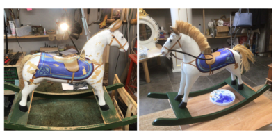 Restaurert gyngehest