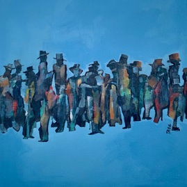 Kjedelige menn 30x30cm 2500.-
Solgt!