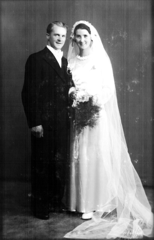 REF-0779 Brudebilde. Olav og Jørgine Uvsløkk
