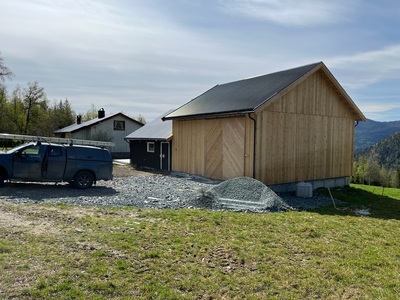 Garasje/tilbygg Lårdal 2025