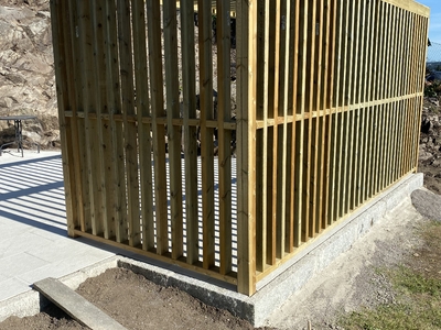 Høy levegg av 48 x 98 imp