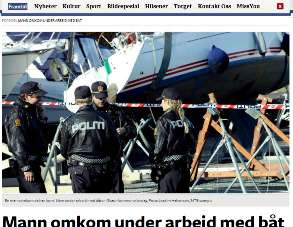 Dødsulykke i Børsa Båthvan 118791