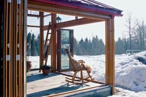 Isolerte foldedører