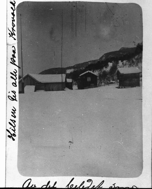 REF-0309 Krovollen Herrem Voll Rennebu ca 1920 - sett sørfra