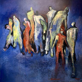 Flukten 80x80cm 8000.-
Solgt!