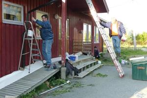 Dugnad på grendehuset