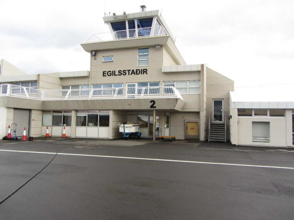 Egilsstadir Flyplass. 
Foto Nina Samuelsen