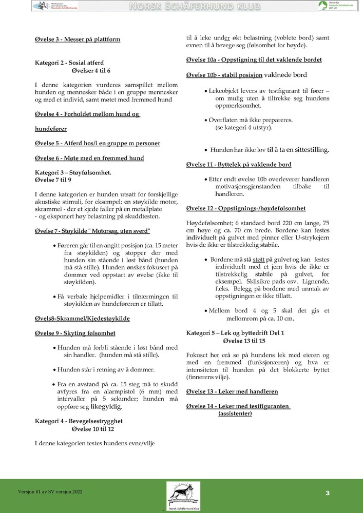 Gjennomføringsregeler bestemmelser for Vesenprøve karaktervurdering 235327