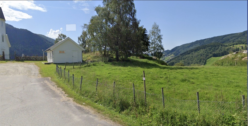 Googelbilen køyrer Jorangervegen juli 2019