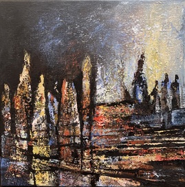 30x30 cm 
Pris: 3000,-