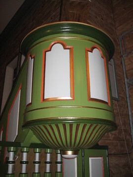 Tilbakeføring med linoljemaling