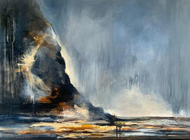 Dramatikk i fjell og landskap
60x80 cm 

8600,-